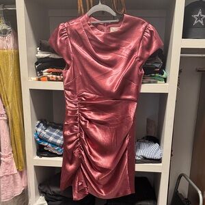 Cinq a Sept Rose Satin Dress